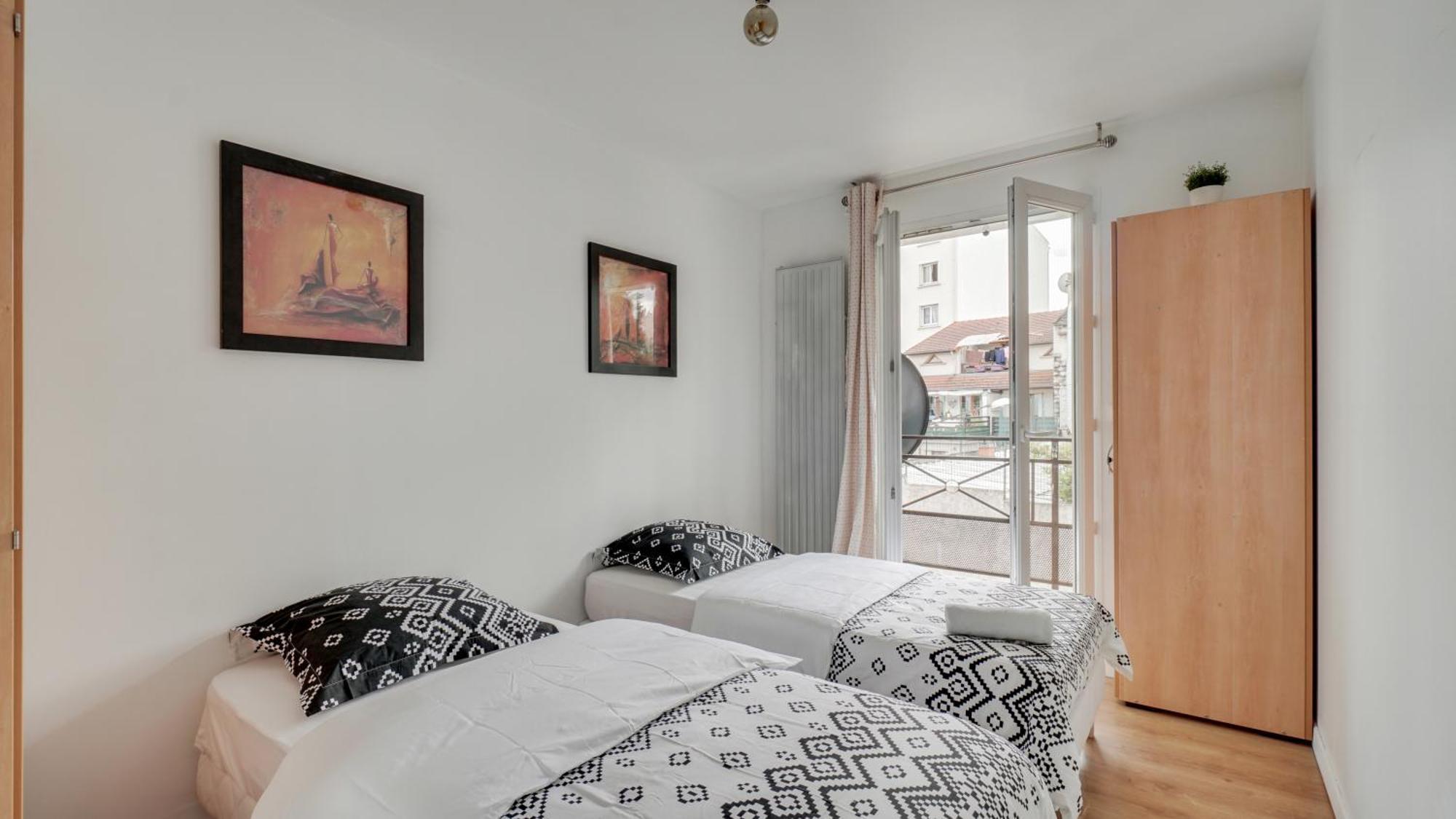 Chic Apart With Parking Near Paris Aubervilliers Ngoại thất bức ảnh